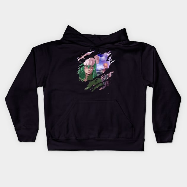 Nelliel and ichigo Kids Hoodie by ANIMEPEDIA